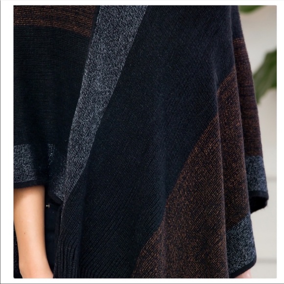 Soft Fringe Poncho - Picture 3 of 3